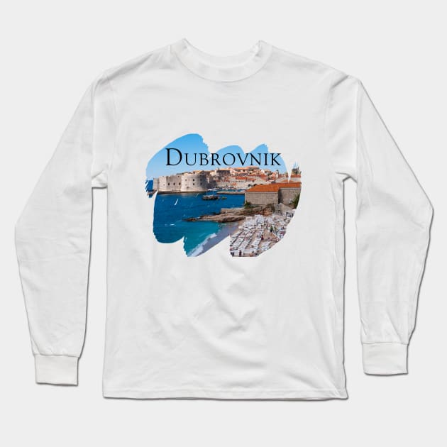 Dubrovnik Long Sleeve T-Shirt by RaeTucker